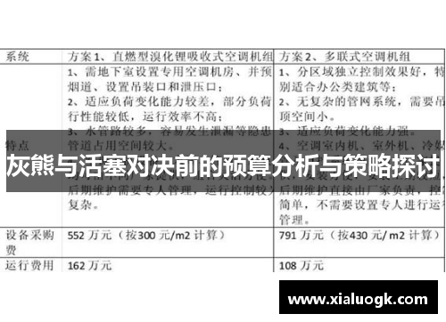 灰熊与活塞对决前的预算分析与策略探讨